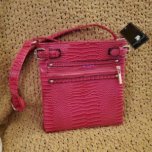 TEMPTATIONS ITALY PATENT LEATHER CROSSBODY w/TAGS